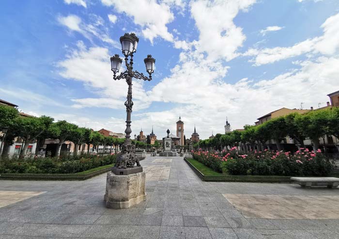 Vista de la Plaza de Cervantes, Alcalá de Henares