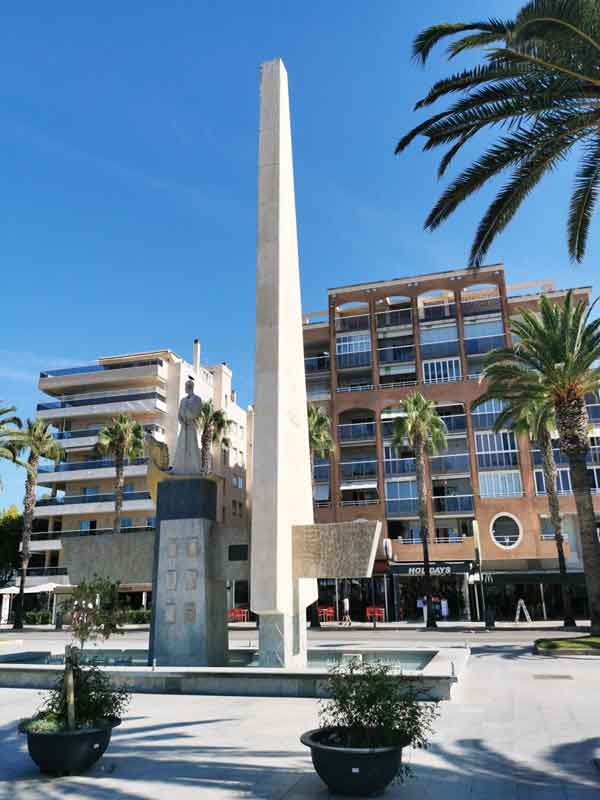 Monumento de Jaume I en Salou