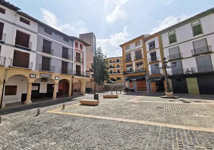 Plaza del Mercado en Játiva